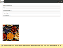 Tablet Screenshot of karls-feine-kost.de